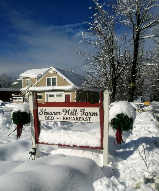 Shearer Hill Farm Vermont Bed and Breakfast winter photo