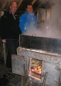 Boiling Maple Syrup